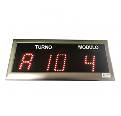 PANTALLA LETRA TURNO MODULO